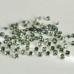 Natural Mint Green Apatite 2mm Round Faceted Gemstone – AAA Quality Loose Gems